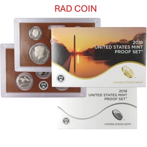 2018-S Proof Set United States US Mint Original Government Packaging Box - Bild 1 von 5