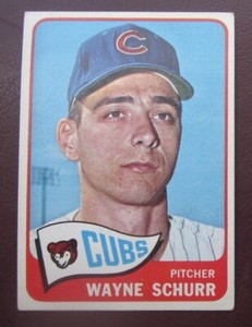 1965 Topps Wayne Schurr (Chicago Cubs) #149 VG