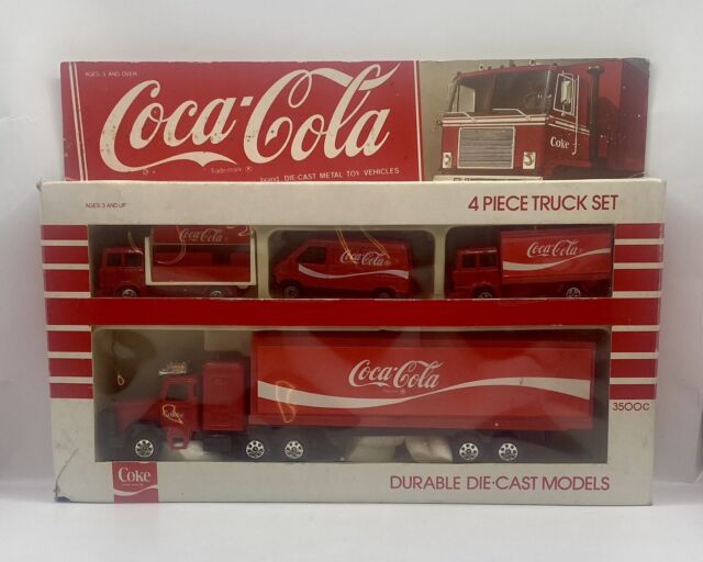 Caminhão Mini Metals Coke - Ford Bottle Truck Coca Cola 50383 - Ano 1954 -  Escala 1/160