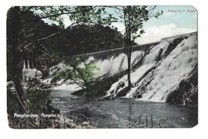 Antique Postcard 1907 Pompton Dam Pompton New Jersey Undivided Posted - Picture 1 of 2