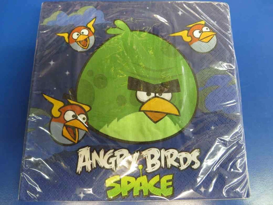 Angry Birds Space Rovio Video Game Kids Birthday Party Paper Luncheon Napkins - Image 1 of 1