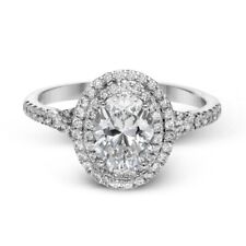 1.20 Carat IGI / GIA Certified Lab Created Diamond Wedding Ring 18K White Gold