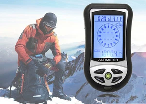 8 in 1 Electronic Digital Compass Altimeter Barometer Thermometer Clock Calendar - Picture 1 of 6