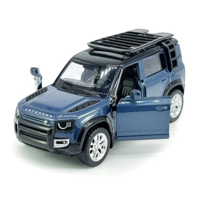 1:43 Land Rover Defender 110 Model Car Metal Diecast Toy Vehicle Kids Gifts Blue - Image 1 of 4