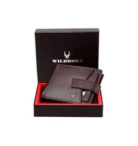 Genuine Leather Bifold Wallets For Men RFID Blocking Slim (MENS BROWN WALLET) - Picture 1 of 7