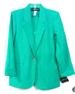 Sag Harbor Women's Lagoon Single Button Jacket Sz. 8 - Picture 1 of 4