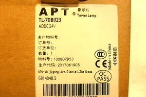 Zumbidor de interrupción de luz de advertencia APT TL-70BI/23 NUEVO EN CAJA VENDEDOR DE EE. UU. - Imagen 1 de 5