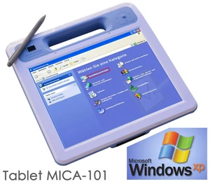 MICA-101 TABLET COMPUTER 26cm 10.4" TOUCHSCREEN LAUTLOS WINDOWS XP +PORT REP NEU - Picture 1 of 1