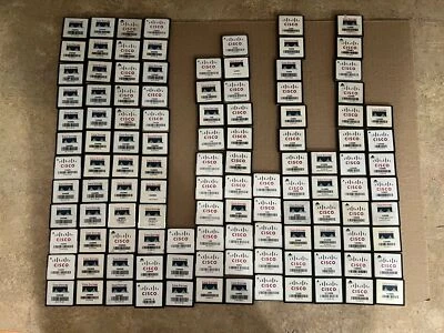 LOT OF 115 CISCO COMPACT FLASH CARDS VARIOUS SIZES G2-1 - Image 1 of 4
