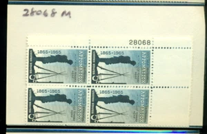 1965 Como Nuevo NH JUEGO Bloque de Placas - Scott #1182 P #28068 Appomattox - Imagen 1 de 2