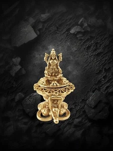 Indio Bollywood Boda Sindoor Dabbi Kumkum Caja Laxmi Pooja Regalo Joyería - Imagen 1 de 2