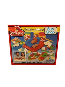 Kenner Playdoh Make-a-Meal Sub Shop 1989 vintage - SET COMPLETO - NUOVO CON SCATOLA! - Foto 1 di 4