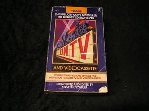 Movies on TV and Vidoecassette 1988/89 by Steven H. Scheuer - Picture 1 of 1