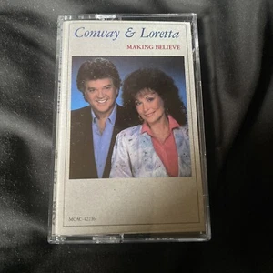Conway Twitty & Loretta Lynn ‘Making Believe’ Cassette 1988, MCA - Picture 1 of 5