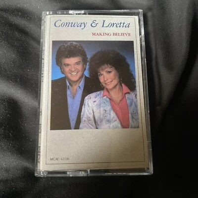 Conway Twitty & Loretta Lynn ‘Making Believe’ Cassette  1988, MCA - Image 1 of 4