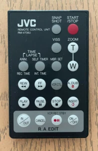 JVC Remote Control Unit RM-V706U Super VHS Camcorder Vintage Vtg Camera Video - Picture 1 of 2