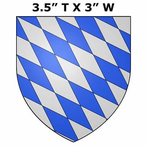 Baviera Escudo de armas medieval 3.5 "Car Truck Window Bumper Sticker Sticker - Imagen 1 de 9
