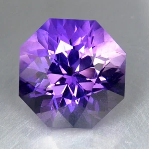 7.59CT 12MM 100% NATURAL HUGE FIRE SPARKKLING PURPLISH AMETHYST LOOSE GEMSTONE - Picture 1 of 3