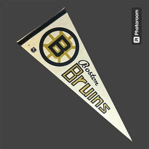 BOSTON BRUINS Pennant Banner VINTAGE 1970 NHL - Picture 1 of 6
