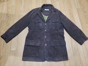 Tommy Bahama Suede Leather Jacket Size Small Pre-owned Good Condition  - Picture 1 of 12