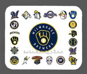 Milwaukee Brewers Logo Mouse Pad Item#768 - Picture 1 of 1