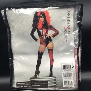 Confidential Society Womens SMALL 2 Pc Evil Villainous Costume Halloween Cosplay - Picture 1 of 3