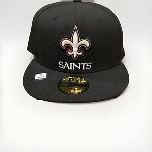 New Orleans Saints Crucial Catch Mütze Herren 7 3/4 schwarz New Era Fitted Cap NFL - Bild 1 von 7