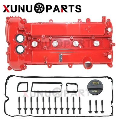 Cubierta de válvula de aluminio para Ford Focus 2013-2018 2,0 L 2016-18 Ford Focus 2,3 L Turbo Foto 1 de 4