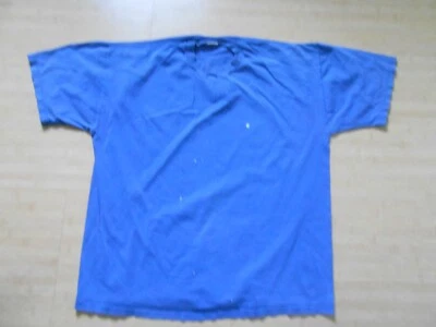 CAMISETA Y2K VINTAGE AÑOS 90 JERZEES "Z" AZUL EN BLANCO HOMBRE EXTRA GRANDE Foto 1 de 4