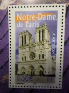 FRANCE 2004 timbre 3705 REGIONS CATHEDRALE NOTRE DAME DE PARIS neuf** MNH STAMP - Photo 1/1