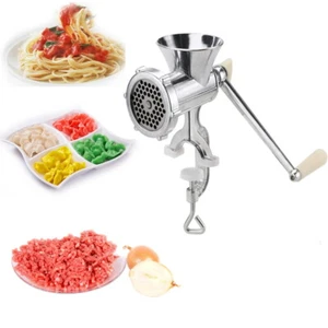 Heavy Duty Manual Sausage Maker Meat Mincer & Grinder Hand Operated Kitchen Tool - Picture 1 of 2