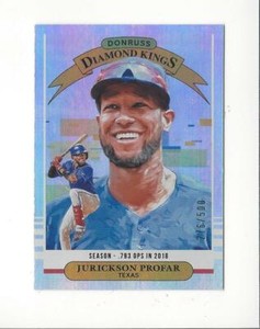 2019 Donruss Baseball Season Stat Line Parallel Singles - You Choose