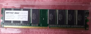 BUFFALO Select 512MB DDR 400MHz PC3200U-25330-A1 | DD4002-S512/BJ | Parts - Picture 1 of 1