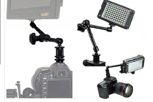 11" Articulating Magic Arm +Super Clamp Clip for LED light DSLR Rig LCD Monitor - Picture 1 of 9