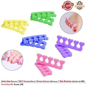 FINGERS TOE SEPARATORS FOAM SPONGE DIVIDERS NAIL MANICURE PEDIUCURE ART - Picture 1 of 5