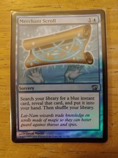 Foil Merchant Scroll mtg magic near mint 8th Edition