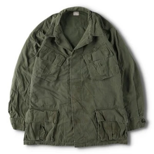60'S US Military Jungle Fatigue 5th Military Combat Jacket Made in USA MEDIU... - Picture 1 of 19
