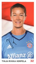 Autograph - Tinja-Riikka Korpela (Bavaria Munich women) - 2015/2016