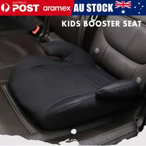 Car Booster Seat Chair Cushion Pad For Toddler Children Child Kids Sturdy Black - Picture 1 of 13