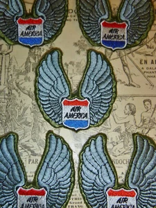 AIR AMERICA - CIA AIRLINE - Lot x 5 Wings Patch - LAOS - CAMBODIA - Vietnam War - Picture 1 of 4
