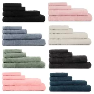 Cotton Bath Towel Bath Sheet Hand Towel Face Washer Edan Soft and Absorbent -AU - Picture 1 of 39