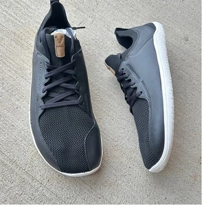VIVOBAREFOOT Primus Knit Mens Black Leather Minimalist Barefoot Shoes EU44 US 11 - Picture 1 of 12