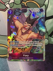 Foxy Parallel OP07-071 500 Years in the Future One Piece English TCG Pirates OP - Picture 1 of 2