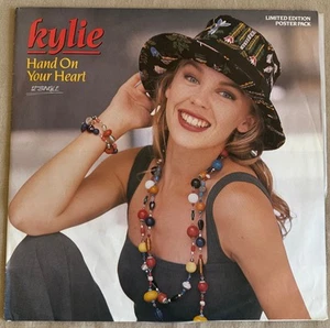 Kylie Minogue – Hand On Your Heart 12" AUS Ltd Ed Poster Pack, Mint Vinyl - Picture 1 of 13