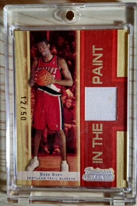2007 Topps Trademark Moves #TR-GO Greg Oden Rookie- Game Used Photo Shoot /50 - Picture 1 of 2
