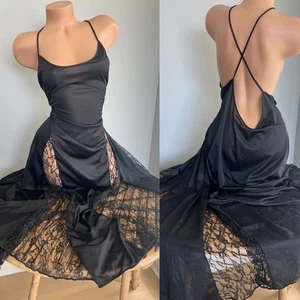 VINTAGE SLIP DRESS EVENING GOWN LINGERIE FULL FIGURE PETRA FASHIONS 2X - Picture 1 of 3