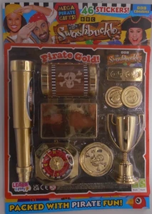 BBC Cbeebies Swashbuckle magazine #37 2025 Stories, 46 Stickers + Pirate toys - Picture 1 of 1