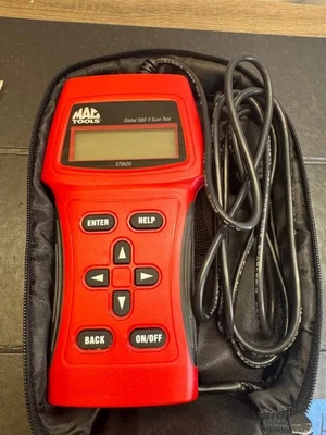 Herramienta de escaneo vintage Mac Tools ET9620A Global OBD II con cable y manual Foto 1 de 4