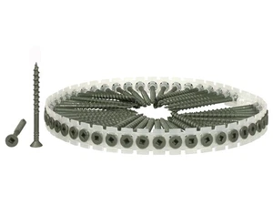 Senco DuraSpin Collated Screws Decking Weatherex 4.5 x 75mm (Pack 1000) SEN45W - Photo 1 sur 1