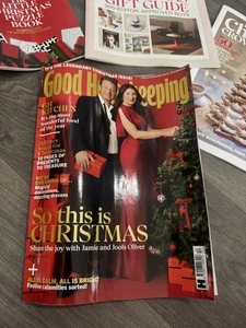 GOOD HOUSEKEEPING CHRISTMAS MAGAZINE DECEMBER 2025;  JAMIE OLIVER - Picture 1 of 6